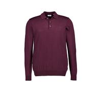 Polokragenpullover SEIDENSTICKER "Schwarze Rose", Herren, Gr. L, bordeaux, 100% Wolle, unifarben, regular fit, Pullover, 1/1 Kragen Uni (23902432-L) bordeaux
