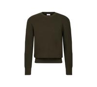 Strickpullover SEIDENSTICKER, Herren, Gr. XL, grün, 100% Baumwolle, unifarben, Rundhals, Langarm, Pullover, Rundhals (34747412-XL) grün