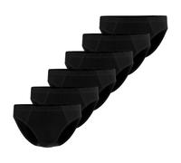 Seidensticker - Pur - Mini Slip/Unterhose - 6er Pack (7 Schwarz)