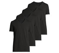 Seidensticker - Pur - Unterhemd/Shirt Kurzarm - 4er Pack (6 Schwarz)