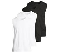Seidensticker - Pur - Unterhemd/Tanktop - 4er Pack (5 Weiß/schwarz)