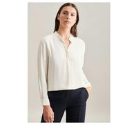 Seidensticker Damen Bluse - City Bluse - Tunika mit V-Ausschnitt - Regular Fit - Langarm - Uni - 100% Viskose