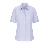 Seidensticker Regular Fit Bluse Kurzarm hellblau