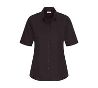 Seidensticker Damen Bluse - City Bluse - Hemdbluse - Regular Fit - Kurzarm - Uni - 100% Baumwolle