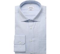 Seidensticker Flanellhemd Herren Regular Fit Baumwolle hellblau, 42