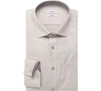 Seidensticker Regular Fit Hemd beige, Einfarbig