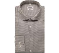 Seidensticker Regular Fit Hemd beige, Pepita