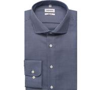 Seidensticker Regular Fit Hemd blau, Gemustert