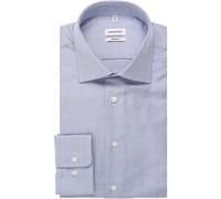 Seidensticker Regular Fit Hemd blau, Strukturiert