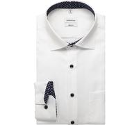 Seidensticker Hemd Herren Regular Fit Extra langer Arm Baumwolle weiß, 43