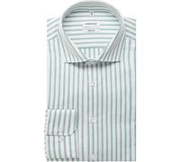 Seidensticker Regular Fit Hemd grün, Gestreift