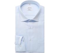 Seidensticker Hemd Herren Regular Fit Langarm Baumwolle blau, 41