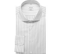 Seidensticker Regular Fit Hemd hellgrau, Gestreift