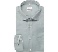 Seidensticker Regular Fit Hemd Ice Green, Strukturiert