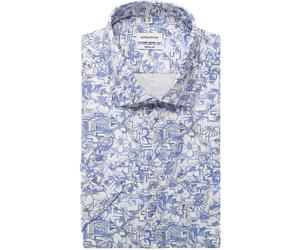 Seidensticker Regular Fit Hemd Kurzarm Classic Blue
