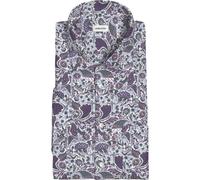Seidensticker Kurzarmhemd Herren Regular Fit Kurzarm Baumwolle grün/violett, 42