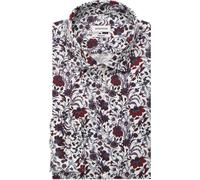 Seidensticker Regular Fit Hemd Wine Red, Bedruckt