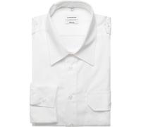 Seidensticker Regular Fit Pilotenhemd weiss, Einfarbig