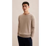 Seidensticker Regular Fit Pullover beige, Einfarbig