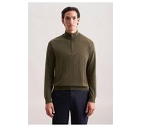 Seidensticker Regular Fit Pullover olive, Einfarbig