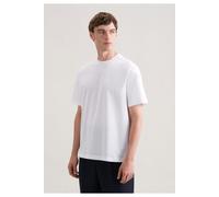 Seidensticker Regular Fit T-Shirt Optical White, Einfarbig