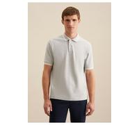 Seidensticker Regular Fit T-Shirt Polokragen grau, Gestreift