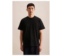 Seidensticker Regular Fit T-Shirt schwarz, Einfarbig