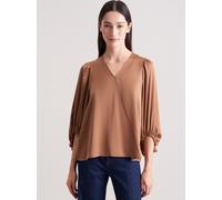 Seidensticker Schlupfbluse Damen camel, 38