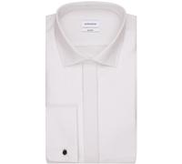 Smokinghemd SEIDENSTICKER "Shaped" Gr. 40, normale Ärmellängen, weiß Herren Hemden Langarm (34979136-40)