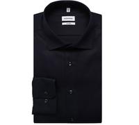 Seidensticker Shaped Hemd navy, Einfarbig