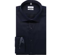 Seidensticker Shaped Hemd dunkelblau, Einfarbig