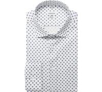 Seidensticker Shaped Hemd weiss, Gemustert