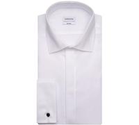 Seidensticker Shaped Smokinghemd weiss, Einfarbig