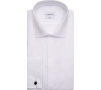 Seidensticker Shaped Smokinghemd weiss, Einfarbig