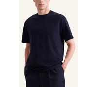 Seidensticker Shaped T-Shirt Deep Navy, Einfarbig