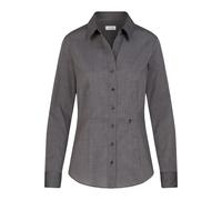 Seidensticker Damen Women Slim Longsleeve Cotton Bluse, Grau(080613), 38 EU