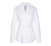 Seidensticker Damen Women Slim Longsleeve Cotton Bluse, Weiß, 40 EU