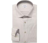Seidensticker Slim Fit Hemd beige, Strukturiert
