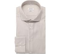 Seidensticker Slim Fit Hemd braun, Gestreift