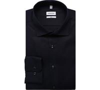 Seidensticker Slim Fit Hemd dunkelblau, Einfarbig