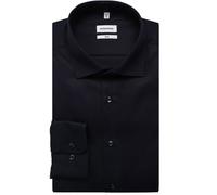 Seidensticker Slim Fit Hemd dunkelblau, Einfarbig