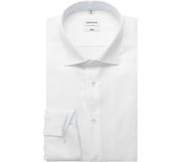 Seidensticker Slim Fit Hemd extra langer Arm weiss