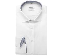 Seidensticker Slim Fit Hemd extra langer Arm weiss