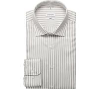 Seidensticker Slim Fit Hemd grau, Gestreift
