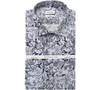 Seidensticker Slim Fit Hemd hellblau, Bedruckt