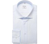 Seidensticker Slim Fit Hemd hellblau, Bedruckt