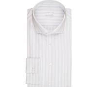 Businesshemd SEIDENSTICKER "Slim", Herren, Gr. XL (43), normale Ärmellängen, blau (hellblau), 100% Baumwolle, gestreift, slim fit, Langarm 2-Knopf-Manschette, Hemden, Slim Langarm Kentkragen Streifen 