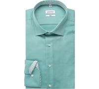 Seidensticker Slim Fit Hemd Mint Green, Strukturiert
