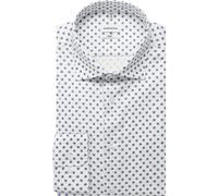Seidensticker Slim Fit Hemd weiss, Bedruckt