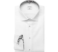 Seidensticker Slim Fit Hemd weiss, Einfarbig